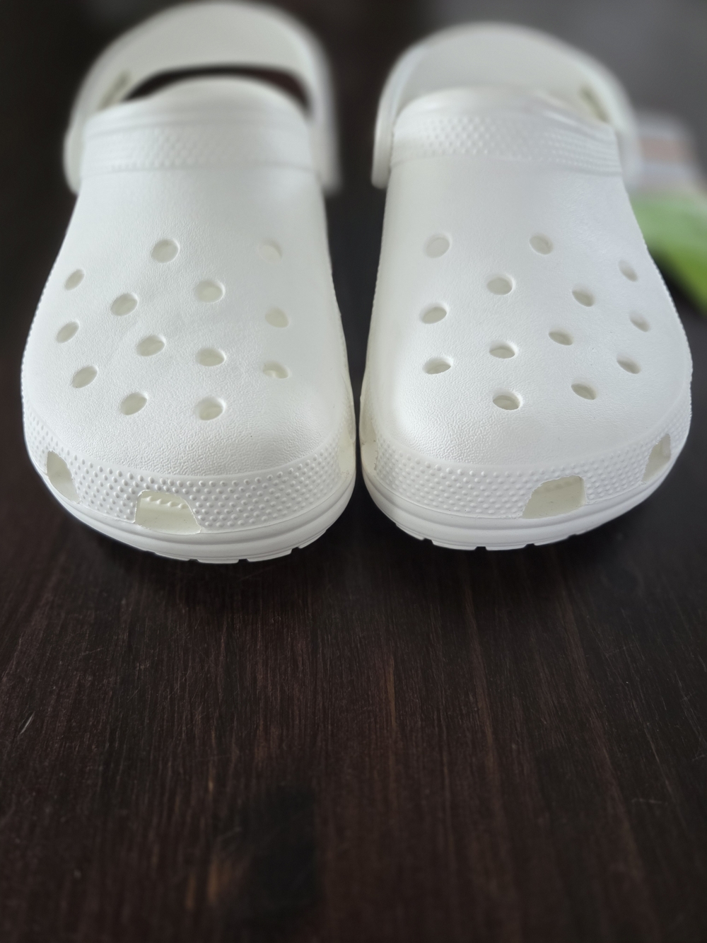 NWT Womens 7 Mens 9 CROCS White - Picture 7 of 11
